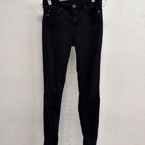 AG Adriano Goldschmied Dark Navy Mid-Rise Cigarette